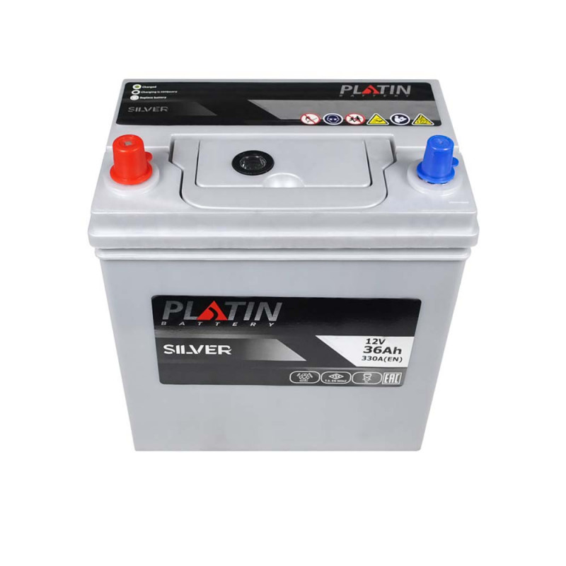 Автомобільний акумулятор PLATIN Silver Asia SMF 36Ah 330A L+ (NS40